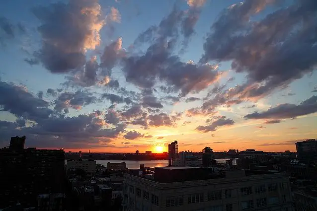Sunset over the Hudson by ccho on Flickr